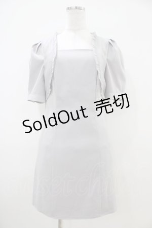 画像: titty＆Co. / ボレロ風ワンピース Free グレー H-25-10-15-031-0-TO-NS-ZH