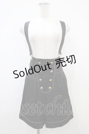 画像: Amavel / Petit Monde Collegeショートパンツ Free ブラック H-25-10-16-051-CA-PA-NS-ZH