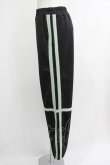 画像2: NieR Clothing / カラーラインジャージパンツ  黒 H-25-10-16-1038-PU-PA-KB-ZH (2)