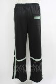 画像3: NieR Clothing / カラーラインジャージパンツ  黒 H-25-10-16-1038-PU-PA-KB-ZH (3)