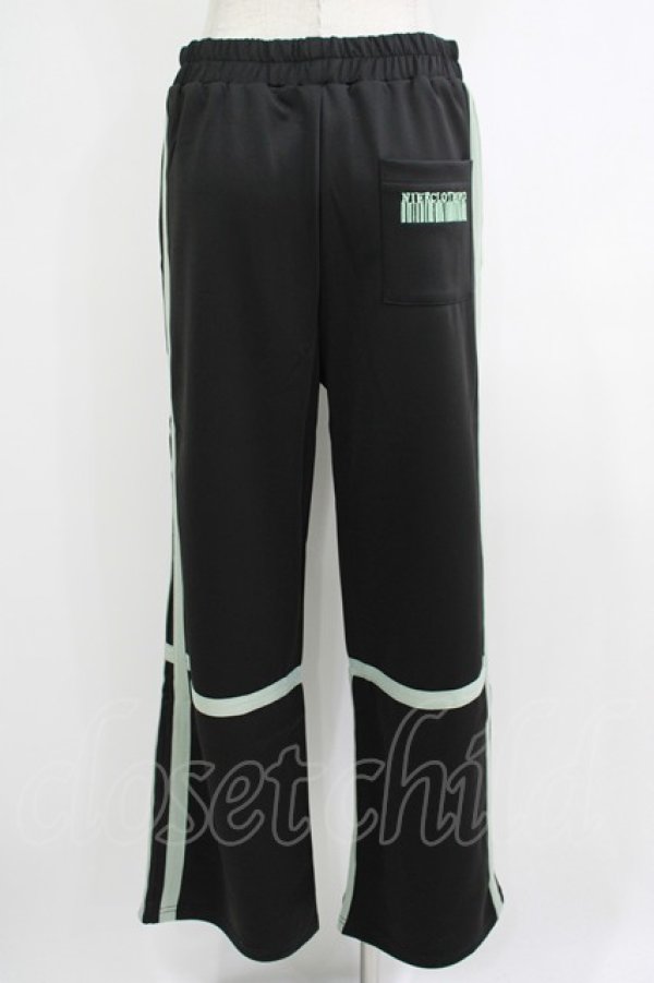 画像3: NieR Clothing / カラーラインジャージパンツ  黒 H-25-10-16-1038-PU-PA-KB-ZH (3)