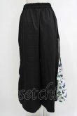 画像3: NieR Clothing / 2WAY SIDE ZIP WIDE PANTS  黒×白 H-25-10-16-1041-PU-PA-KB-ZH (3)