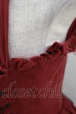画像4: ATELIER PIERROT / Midnight Reverie gauzeジャンパースカート F ワイン H-25-10-16-1005-EL-OP-KB-ZH (4)