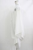 画像2: Qutie Frash / 肩メッシュ切替着物カーディガン  白 H-25-10-16-1050-QU-TO-KB-ZH (2)