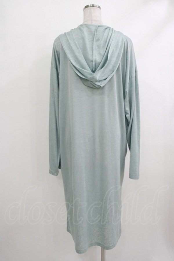 画像3: Deorart / フードロングカーディガン  サックスミント H-25-10-16-1052-PU-TO-KB-ZH (3)