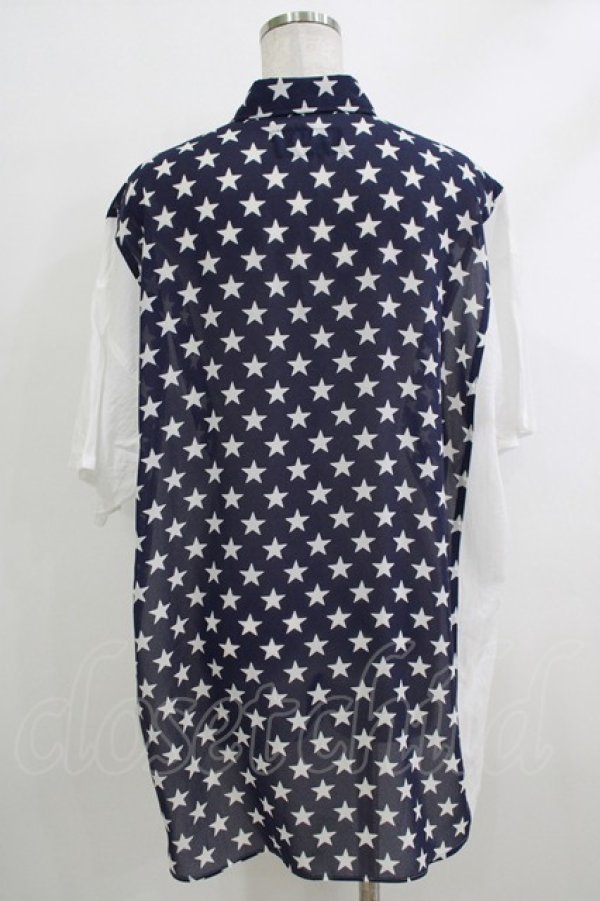 画像3: MILKBOY / STAR SHIRTS  ネイビー H-25-10-16-1058-MB-BL-NS-ZH (3)