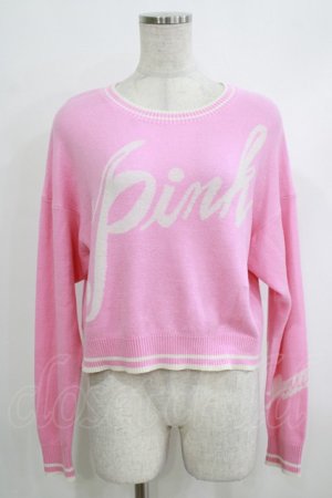 画像: MILK / Pink sweater  ピンク H-25-10-16-1063-ML-TO-KB-ZH