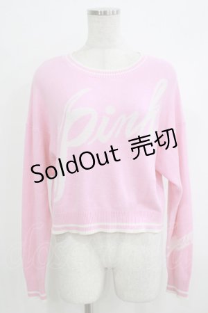 画像: MILK / Pink sweater  ピンク H-25-10-16-1063-ML-TO-KB-ZH