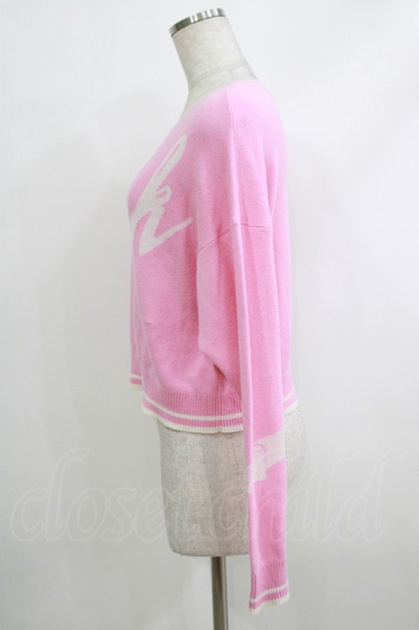 画像2: MILK / Pink sweater  ピンク H-25-10-16-1063-ML-TO-KB-ZH (2)