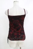 画像3: 【SALE】ALGONQUINS / 蝶プリントキャミソール  赤 H-25-10-16-1067-AL-TO-KB-ZT023 (3)