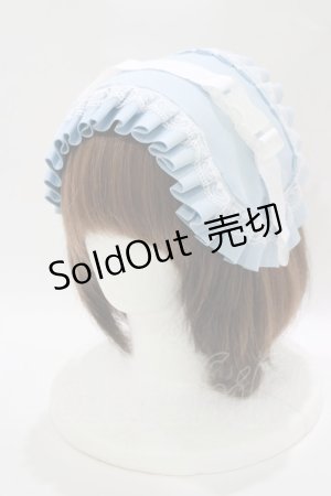 画像: ACDC RAG / ジャージヘッドドレス  パステルブルー H-25-10-16-1077-PU-AC-KB-ZH