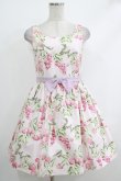 画像1: MILK / CHERRY gardenドレス  ベビーピンクベース H-25-10-16-1013-ML-OP-KB-ZH (1)