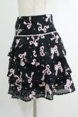 画像2: MILK / シルエットRibbonスカート  ブラック H-25-10-16-1021-ML-SK-KB-ZH (2)