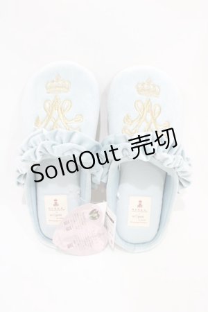 画像: m petit by misako / AMRSクラウンシシュウ 23〜25cm サックス H-25-10-16-002-LO-SH-NS-ZH