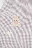 画像3: Maison de FLEUR / 《Easter》ラビット刺繍巾着  ラベンダー H-25-10-16-020-LO-ZA-NS-ZH (3)