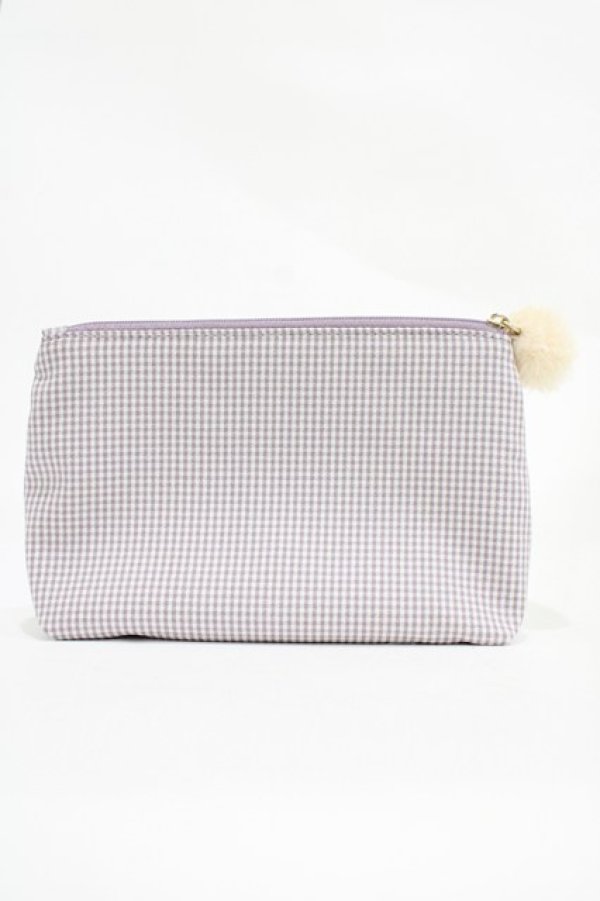 画像2: Maison de FLEUR / 《Easter》ラビット刺繍ポーチ  ピンク H-25-10-16-024-LO-ZA-NS-ZH (2)