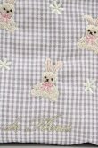 画像3: Maison de FLEUR / 《Easter》ラビット刺繍ポーチ  ピンク H-25-10-16-024-LO-ZA-NS-ZH (3)