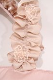 画像3: Maison de FLEUR / 桜モチーフフリルハンドルトートプチバッグ  ピンク H-25-10-16-025-LO-BG-NS-ZH (3)