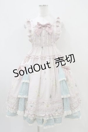 画像: Cute.Q（海外ロリータブランド） / Little Lily High Waist セット S ピンク H-25-10-16-035-0-OP-NS-ZH