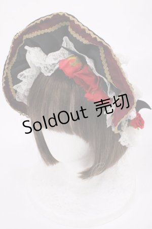 画像: metamorphose / GRANBLUE FANTASYコラボ/ヴァンピィ ハーフボンネットカチューシャ  ブラック H-25-10-17-042-ME-AC-NS-ZH