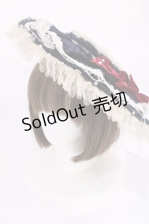 画像: Hoshibako Works / ベルジェール帽子  ネイビー H-25-10-17-043-LO-AC-NS-ZH