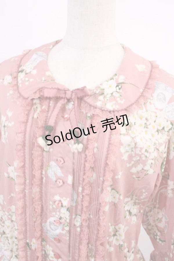 画像4: PINK HOUSE / ローエングリンプリントのワンピース Free ピンク H-25-10-17-003-LO-OP-NS-ZH (4)