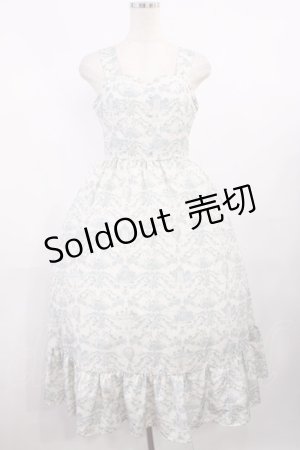 画像: m petit by misako / MSKトワルドジュイジャンパースカート M オフ/ブルー H-25-10-17-005-LO-SK-NS-ZH