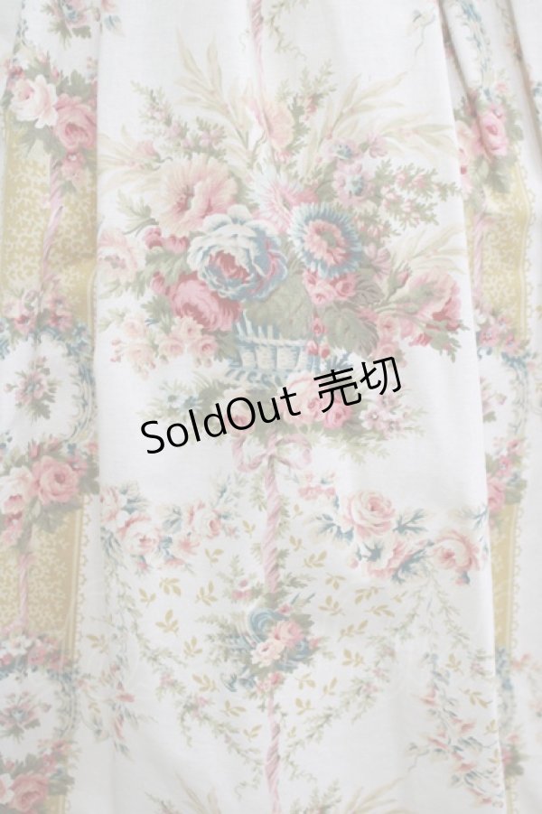 画像4: EXCENTRIQUE / Flower basketスカート  アイボリー H-25-10-17-1028-EL-SK-KB-ZH (4)