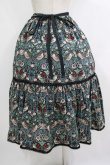 画像3: abilletage / Designer’s fabric seriesオーバースカート(イチゴ泥棒)  ブルーグリーン H-25-10-17-1030-GO-SK-KB-ZH (3)