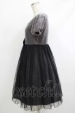 画像2: Emily Temple cute / ドットチュール別珍ワンピース  グレー H-25-10-17-1033-ET-OP-KB-ZH (2)