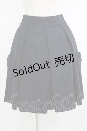 画像: Jane Marple / リボンウールスカート  黒 H-25-10-17-1034-JM-SK-KB-ZH