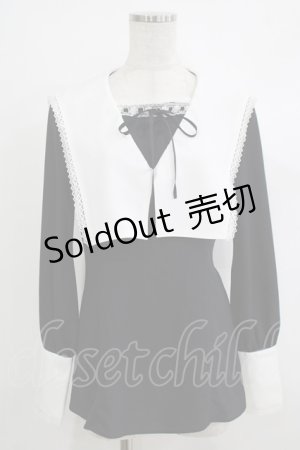 画像: MIHO MATSUDA / ブラウス・マニエ S ブラック H-25-10-17-1047-GO-BL-KB-ZH