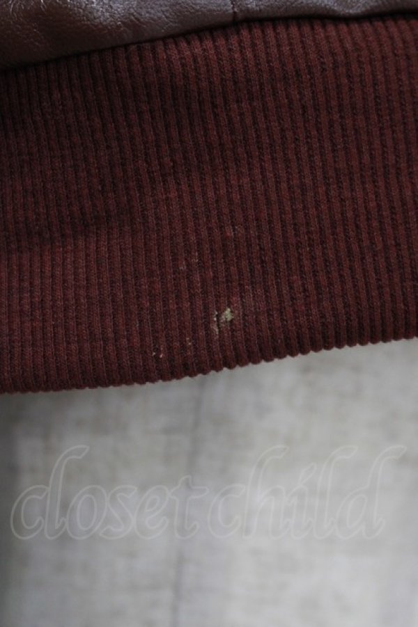 画像5: NieR Clothing / レザーZIPパーカー  茶 H-25-10-17-1049-PU-TO-KB-ZH (5)