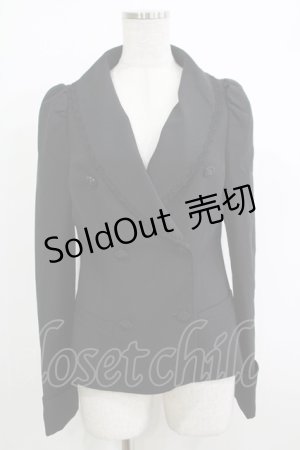 画像: MIHO MATSUDA / ダブルボタンジャケット M 黒 H-25-10-17-1050-GO-JA-KB-ZH