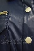 画像4: CuLLt / LEATHER JACKET ONEPIECE  ネイビー H-25-10-17-1053-PU-OP-KB-ZH (4)