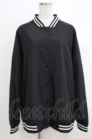 画像: NieR Clothing / 刺繍ブルゾン F 黒 H-25-10-17-1054-PU-JA-KB-ZH