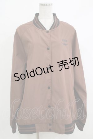 画像: NieR CLOTHING / 内ポケット付きMILK CHOCOLATE BLOUSON 【ミケ】  茶 H-25-10-17-1055-PU-JA-KB-ZH