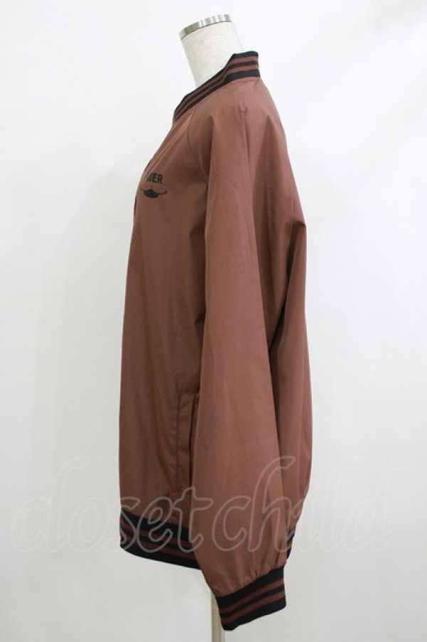 画像2: NieR Clothing / 内ポケット付きMILK CHOCOLATE BLOUSON 【ミケ】  茶 H-25-10-17-1055-PU-JA-KB-ZH (2)