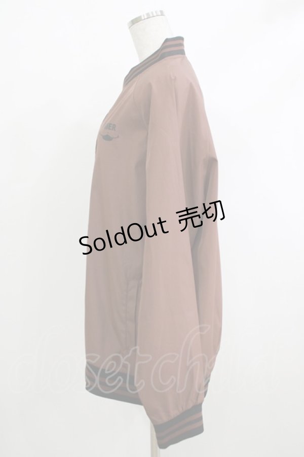 画像2: NieR CLOTHING / 内ポケット付きMILK CHOCOLATE BLOUSON 【ミケ】  茶 H-25-10-17-1055-PU-JA-KB-ZH (2)