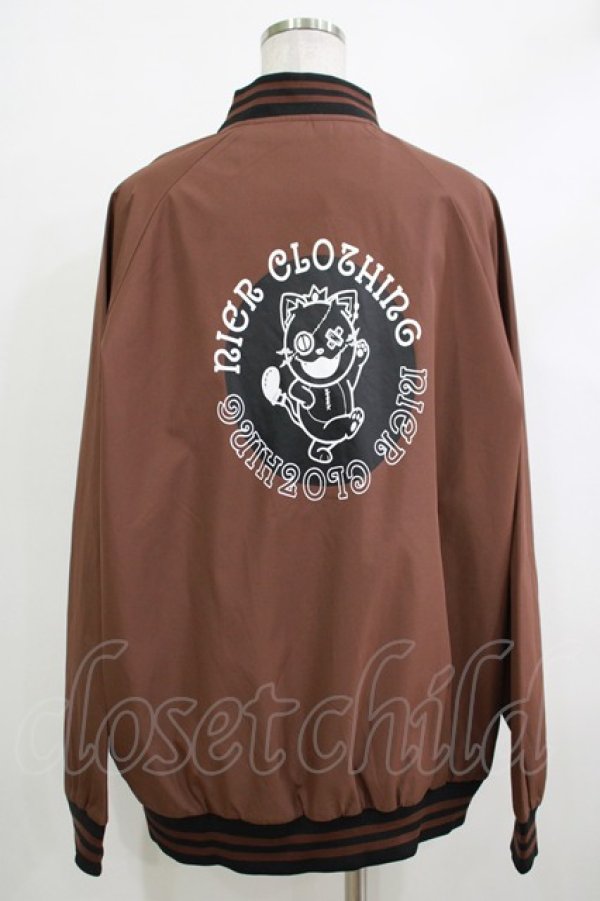 画像3: NieR Clothing / 内ポケット付きMILK CHOCOLATE BLOUSON 【ミケ】  茶 H-25-10-17-1055-PU-JA-KB-ZH (3)