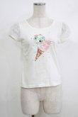 画像1: MILK / ICE CREAM tops  ホワイト H-25-10-17-1059-ML-TO-KB-ZH (1)