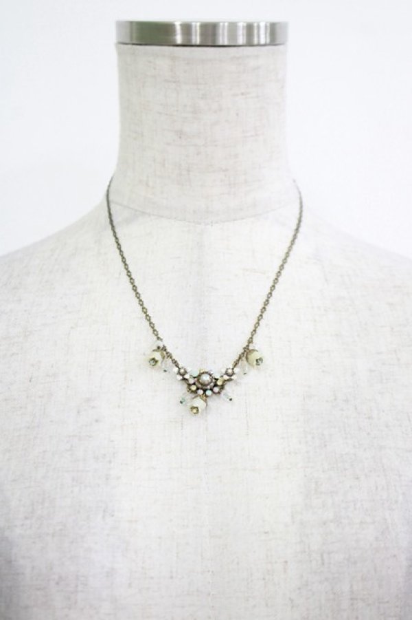 画像2: Michal Negrin / フラワーネックレス  すずらん H-25-10-17-1070-LO-AC-KB-ZH (2)