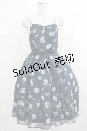 画像: Emily Temple cute / Mystical Seaキャミワンピース  ディープブルー H-25-10-17-1022-ET-OP-KB-ZH