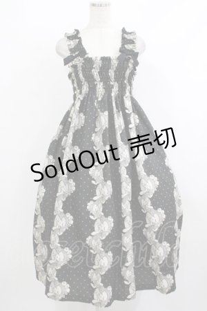 画像: microcosm / ×kaiko 2WAYジャンパースカート F 黒 H-25-10-17-1024-GO-OP-KB-ZH