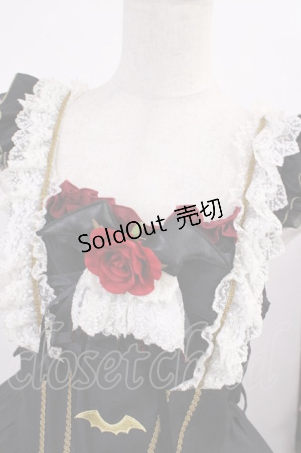 画像4: metamorphose / GRANBLUE FANTASYコラボ/ヴァンピィジャンパースカート Free ブラック H-25-10-17-008-ME-OP-NS-ZH (4)