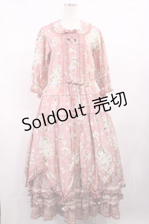 画像: PINK HOUSE / ローエングリンプリントのワンピース Free ピンク H-25-10-17-003-LO-OP-NS-ZH