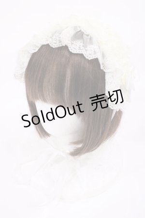 画像: metamorphose / チュールレースヘッドドレス  生成り H-25-10-17-041-ME-AC-NS-ZH