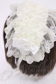 画像2: metamorphose / チュールレースヘッドドレス  生成り H-25-10-17-041-ME-AC-NS-ZH (2)