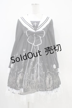 画像: 巴??旗?店（海外ロリータブランド） / セーラーワンピース L ブラック H-25-10-18-1031-PU-OP-NS-ZH
