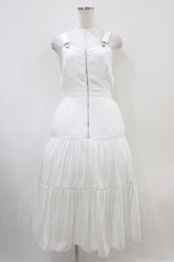 画像1: axes femme POETIQUE / ティアードロングワンピース M オフ H-25-10-18-1033-AX-OP-NS-ZH (1)